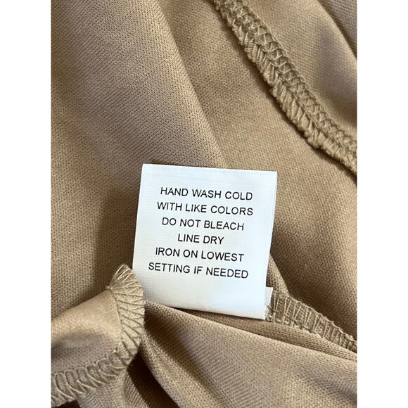 NWT NY Collection Womens Crochet Trim Casual Maxi Dress Large Fairy Casual Boho - Picture 16 of 16